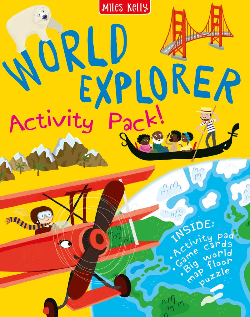 World Explorer Activity Pack! book cover by Miles Kelly Children&