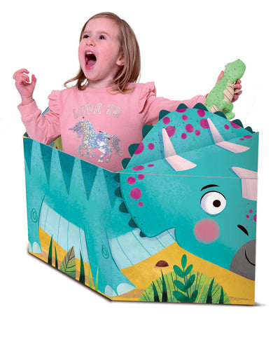Convertible Dinosaur – Story Book & Sit-in Dino & Playmat for 3–6 Years