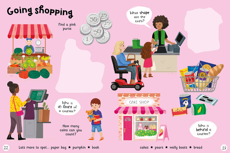 Lots to Spot: Out and About! Sticker Book