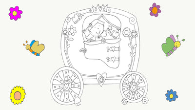 Colour Convertible Princess Carriage