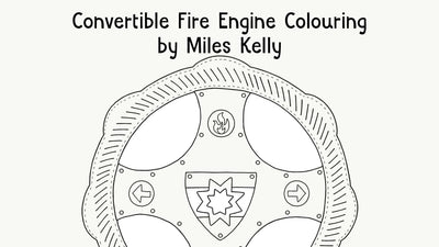 Colour Convertible Fire Engine Steering Wheel
