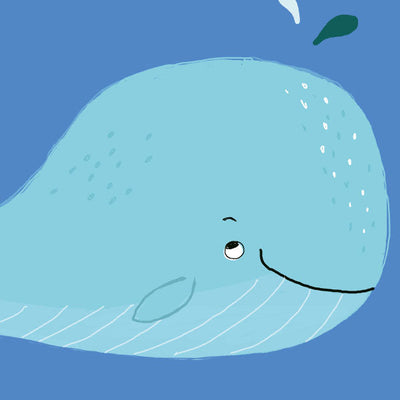 Whale illustration – oceans books for kids – Miles Kelly