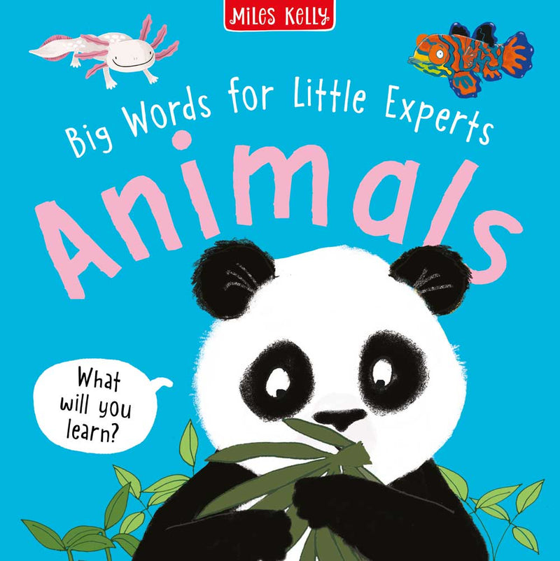 Big Words for Little Experts Animals cover by Miles Kelly Children&