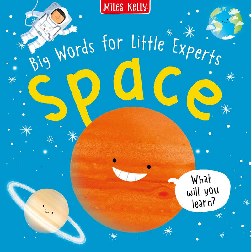 Big Words for Little Experts Space cover by Miles Kelly Children&