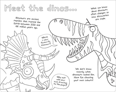 Ultimate Colour-In: Dinosaur