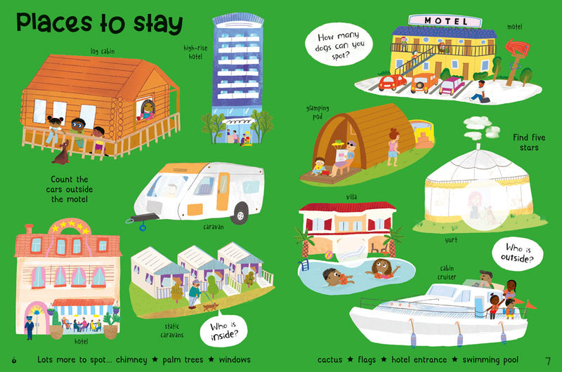 Holiday Sticker Book sample page by Miles Kelly Children&