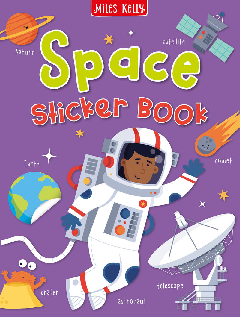 Space Sticker Book cover by Miles Kelly Children&