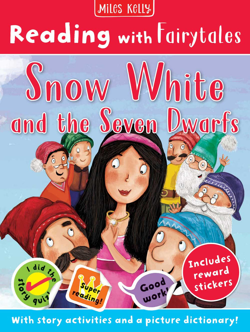 Reading with Fairytales Snow White and the Seven Dwarfs cover by Miles Kelly Children&