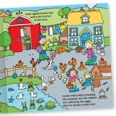 Convertible Tractor – Farm Playmat & Sit-in Tractor & Farmyard Animal Story for 3–6 Years