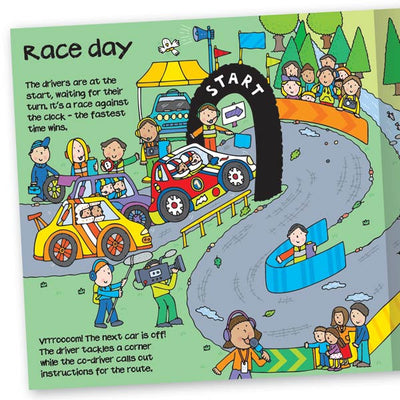Convertible Race Car – Sit-in Car & Fun Playmat & Racing Storybook for 3–6 Years