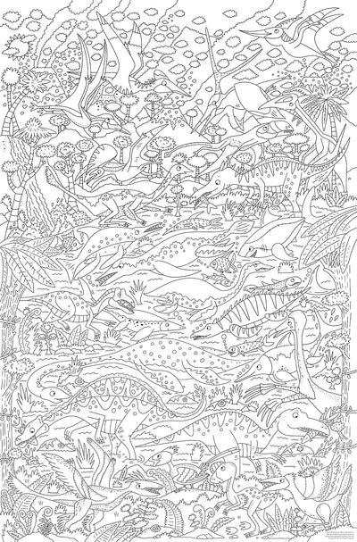 World's Biggest Colour-in: Dinosaurs