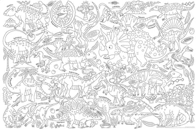 World's Biggest Colour-in: Dinosaurs