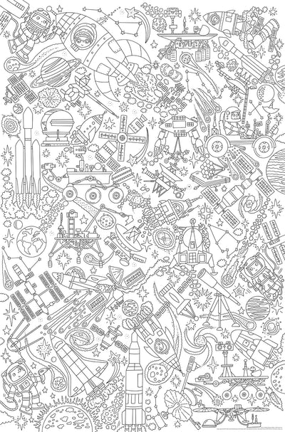 World's Biggest Colour-in: Space